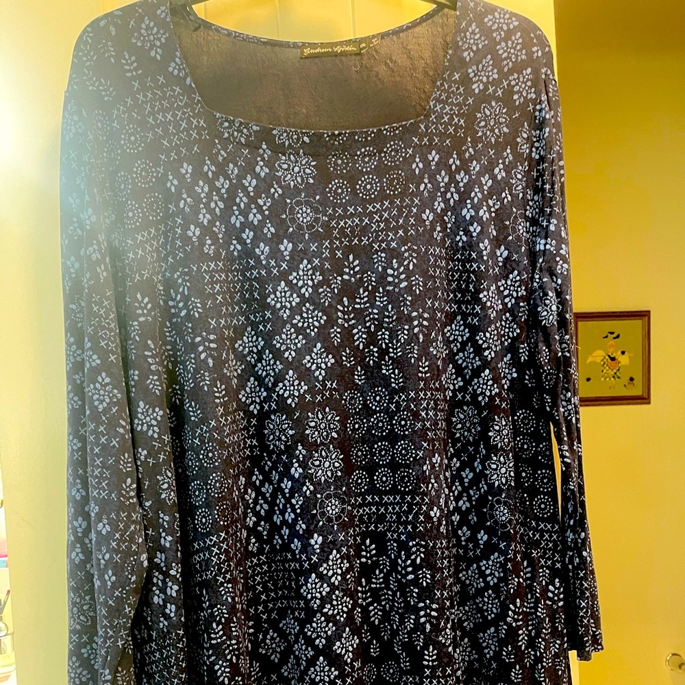 Vibrant blue Gudrun Sjoden dress/tunic